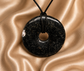 Khyberstein Donut Anhänger – Seltener Hornblende-Stein aus Pakistan