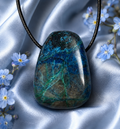 Shattuckit Anhänger A+ – Seltenes Mineral | 32x23mm mit Band