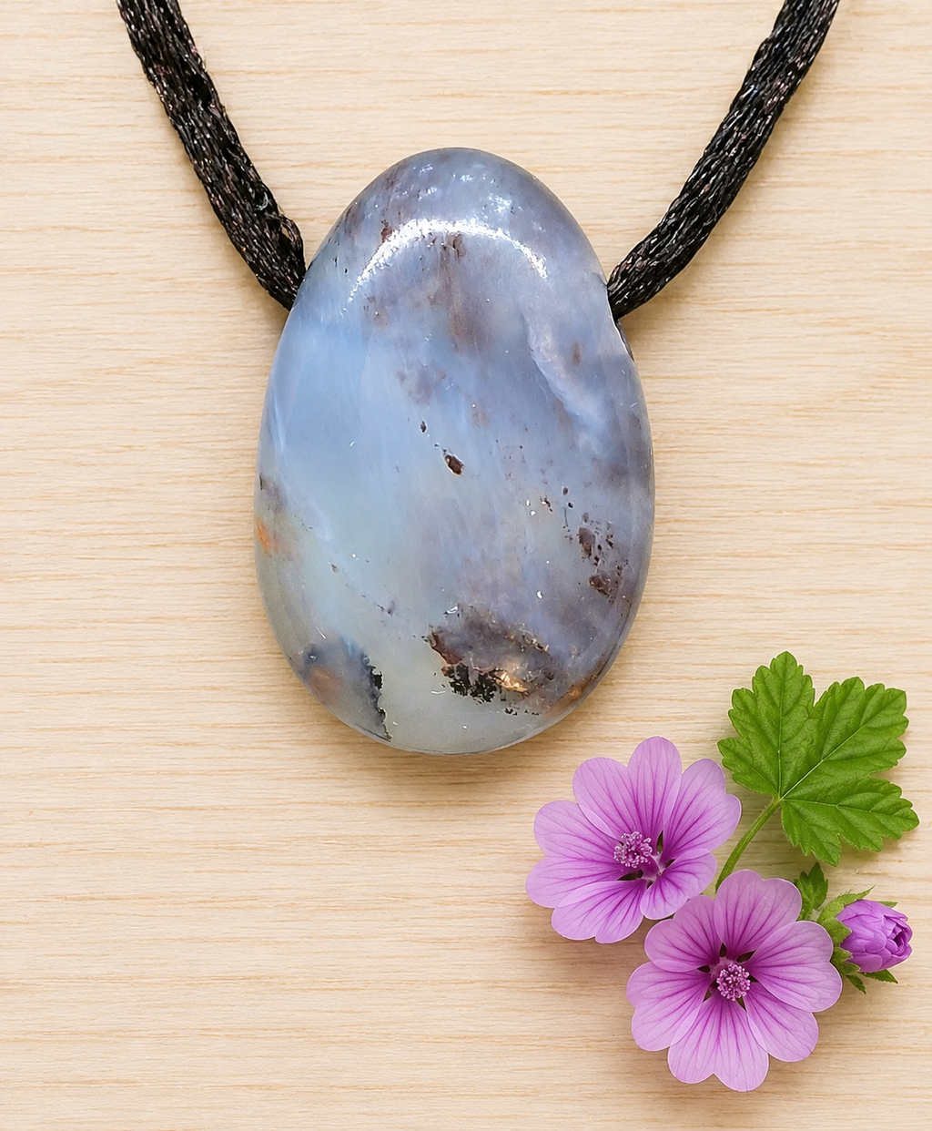Chrysopal Anhänger – Andenopal aus Peru, Unikat Nr. 4