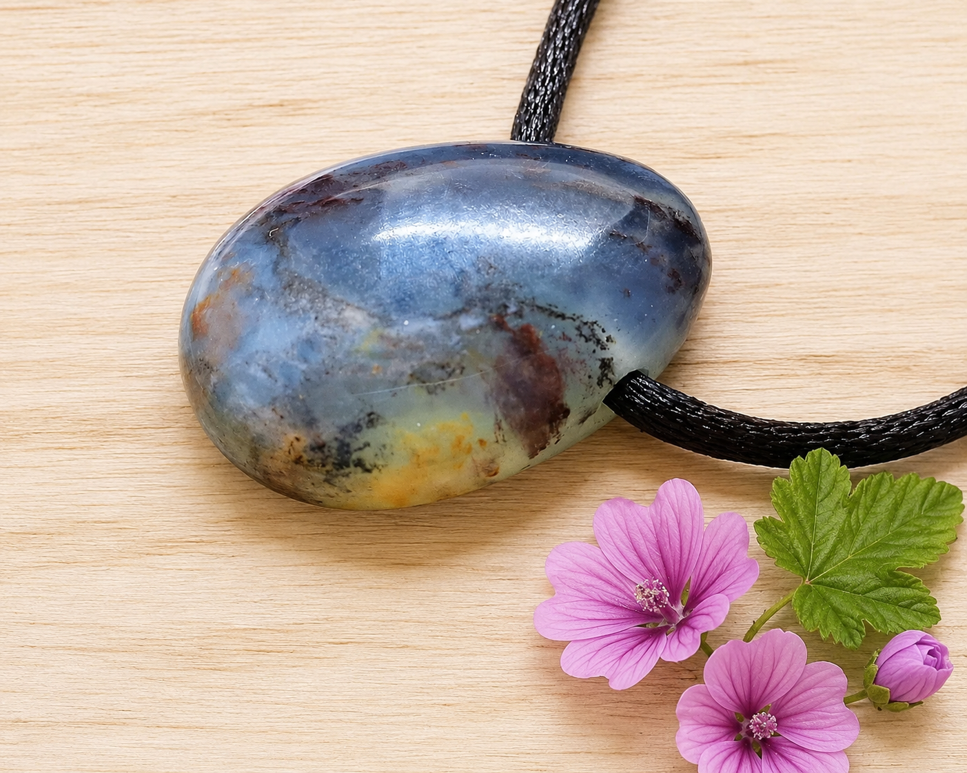 Chrysopal Anhänger – Andenopal aus Peru, Unikat Nr. 4