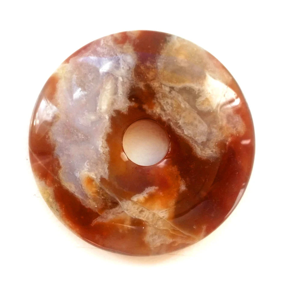 Jaspis Edelstein-Donut – Pi-Scheibe 40 mm | Unikat Nr. 2