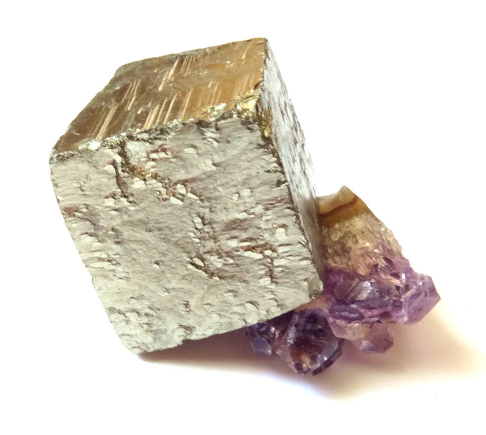 Pyrit Würfel aus Navajun, Spanien ,  Narrengold | Elassteine