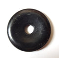 Schungit Donut-Anhänger – Pi-Scheibe, 4 cm, aus Ostfinnland