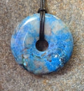Shattuckit A+ – Pi-Scheibe Edelsteindonut 40 mm | Seltenes Mineral, Rarität