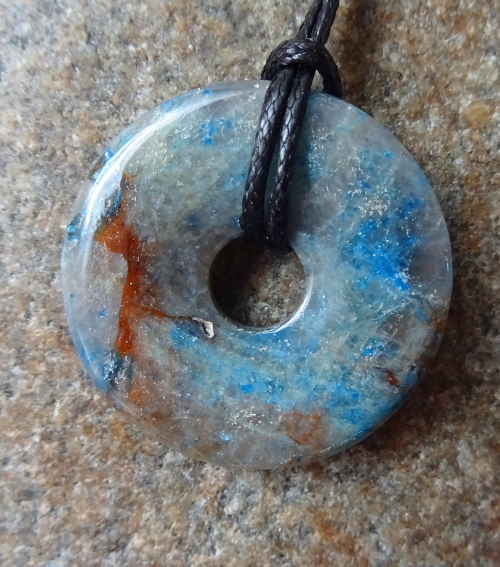 Shattuckit A+ – Pi-Scheibe Edelsteindonut 30 mm | Seltenes Mineral, Rarität