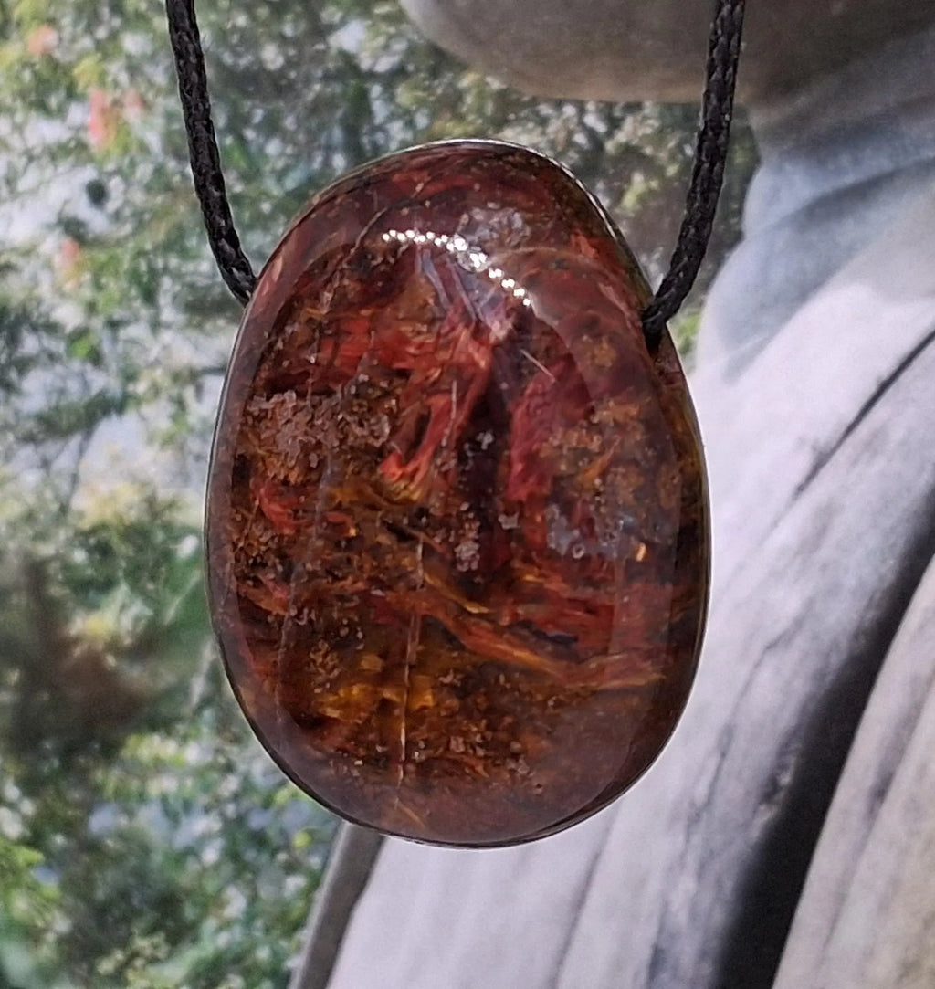 Pietersit Lochstein Anhänger – Sturmstein, 20 × 30 mm