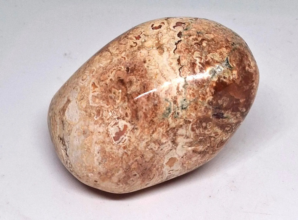Sternachat Thunderegg – Australischer Amulettstein 131g | Jumbo Handschmeichler Glücksbringer