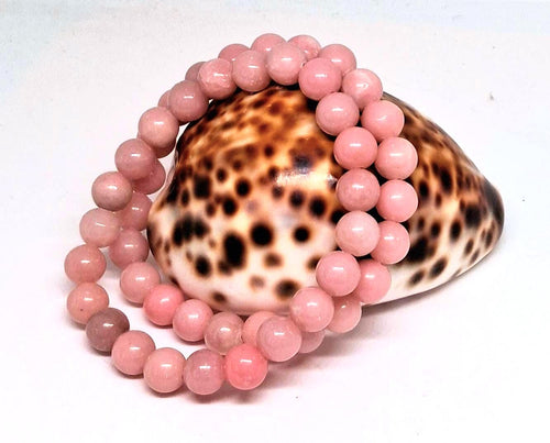 Andenopal Armband aus Peru – AA-Qualität, 8 mm Perlen, 19 cm