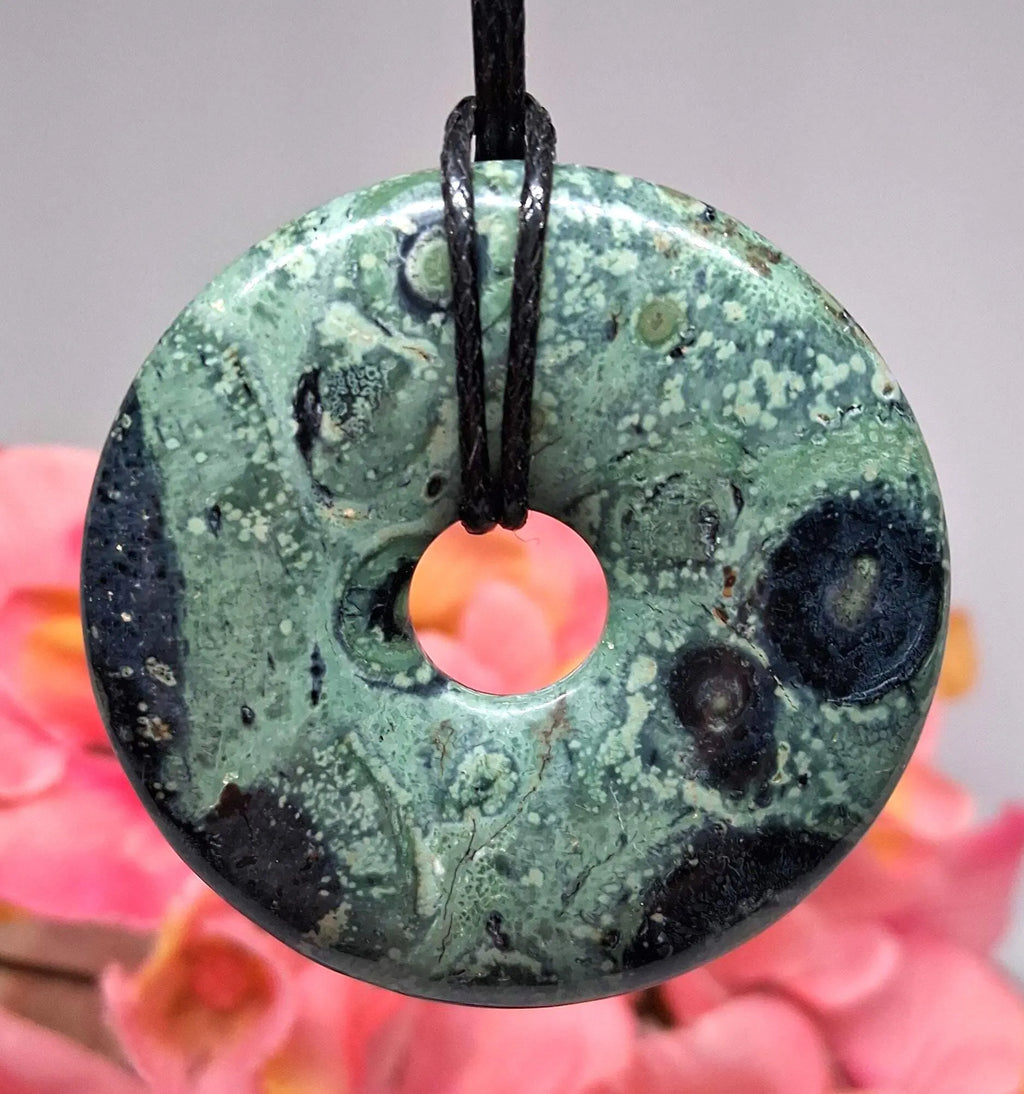 Kabamba Donut Anhänger – Eldarit Schutzstein, 40 mm