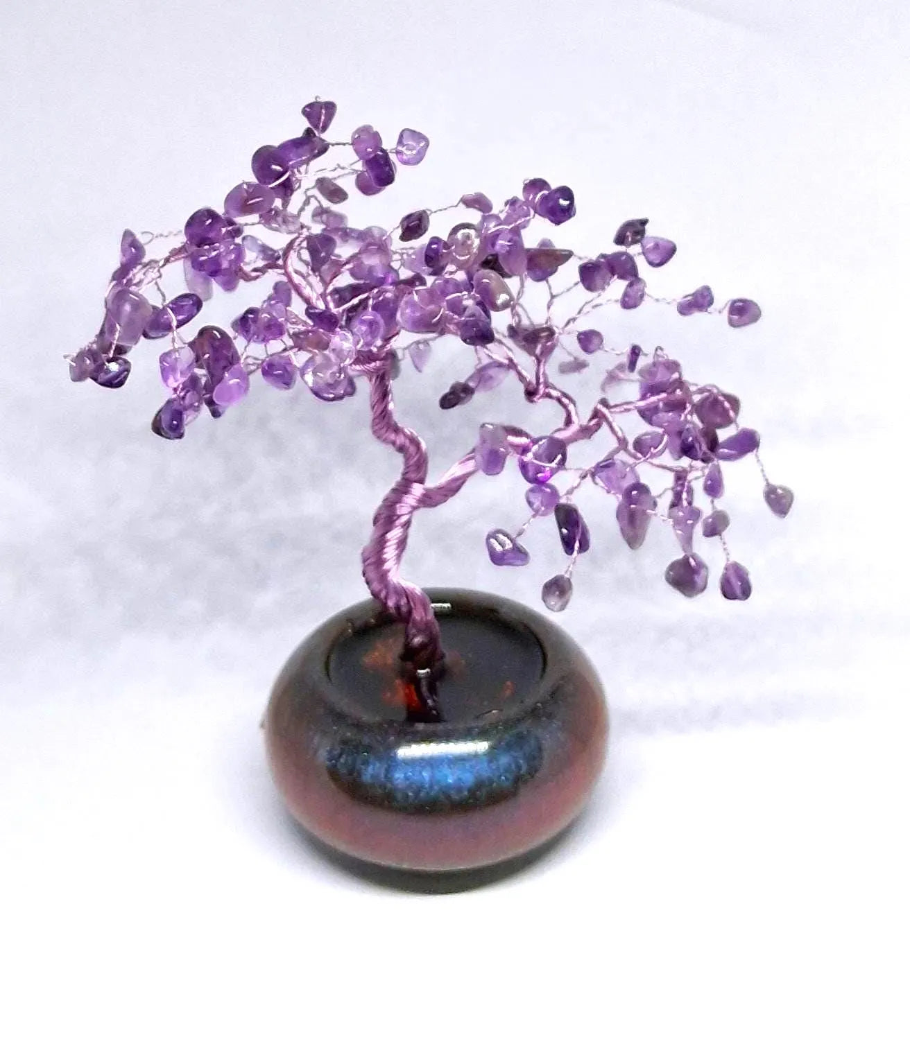 Amethyst Glücksbäumchen – Edelsteinbaum aus deutscher Handarbeit
