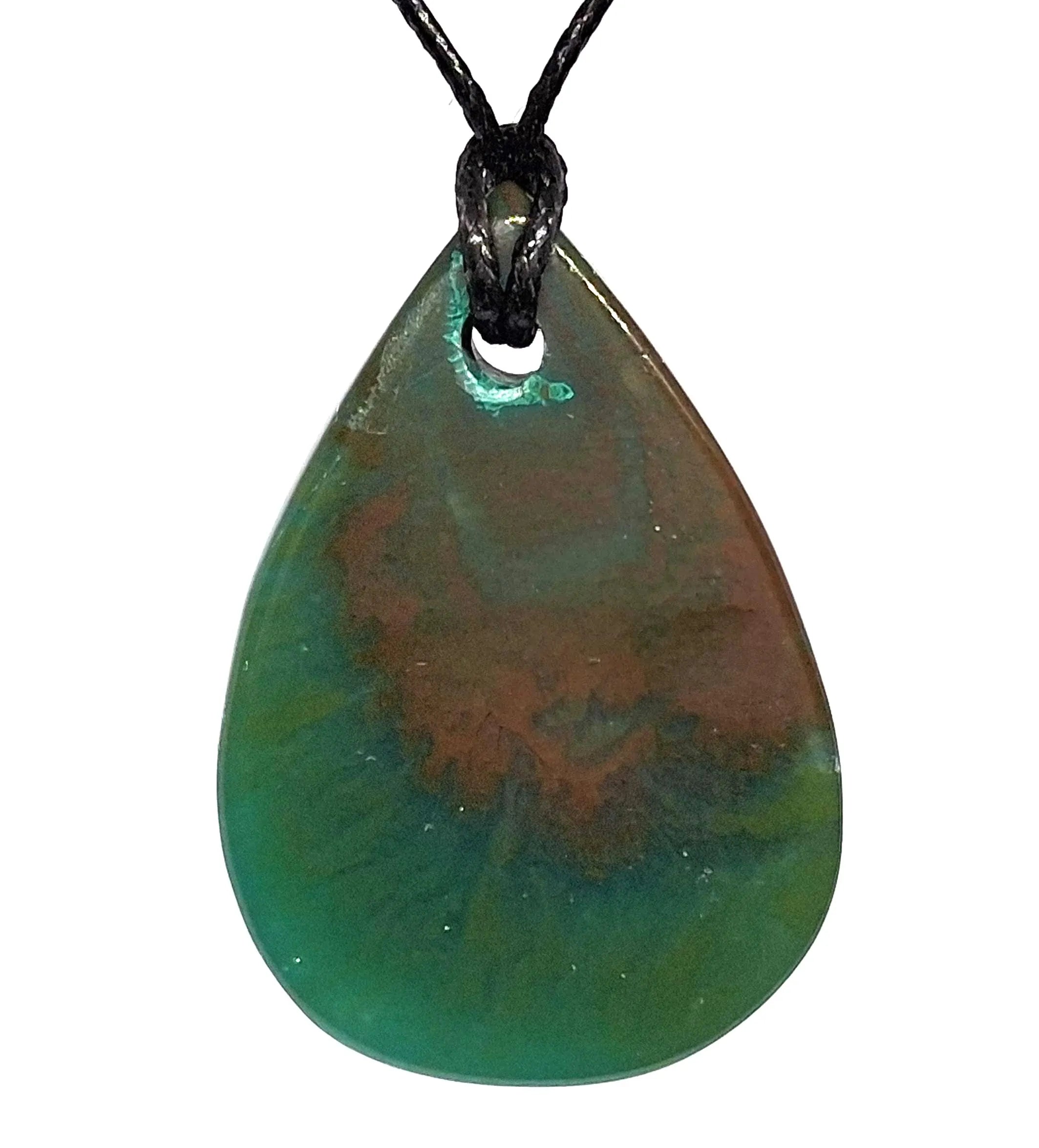 Gem Silica Anhänger mit Kette – AAA-Qualität | Großer Edelstein-Amulett