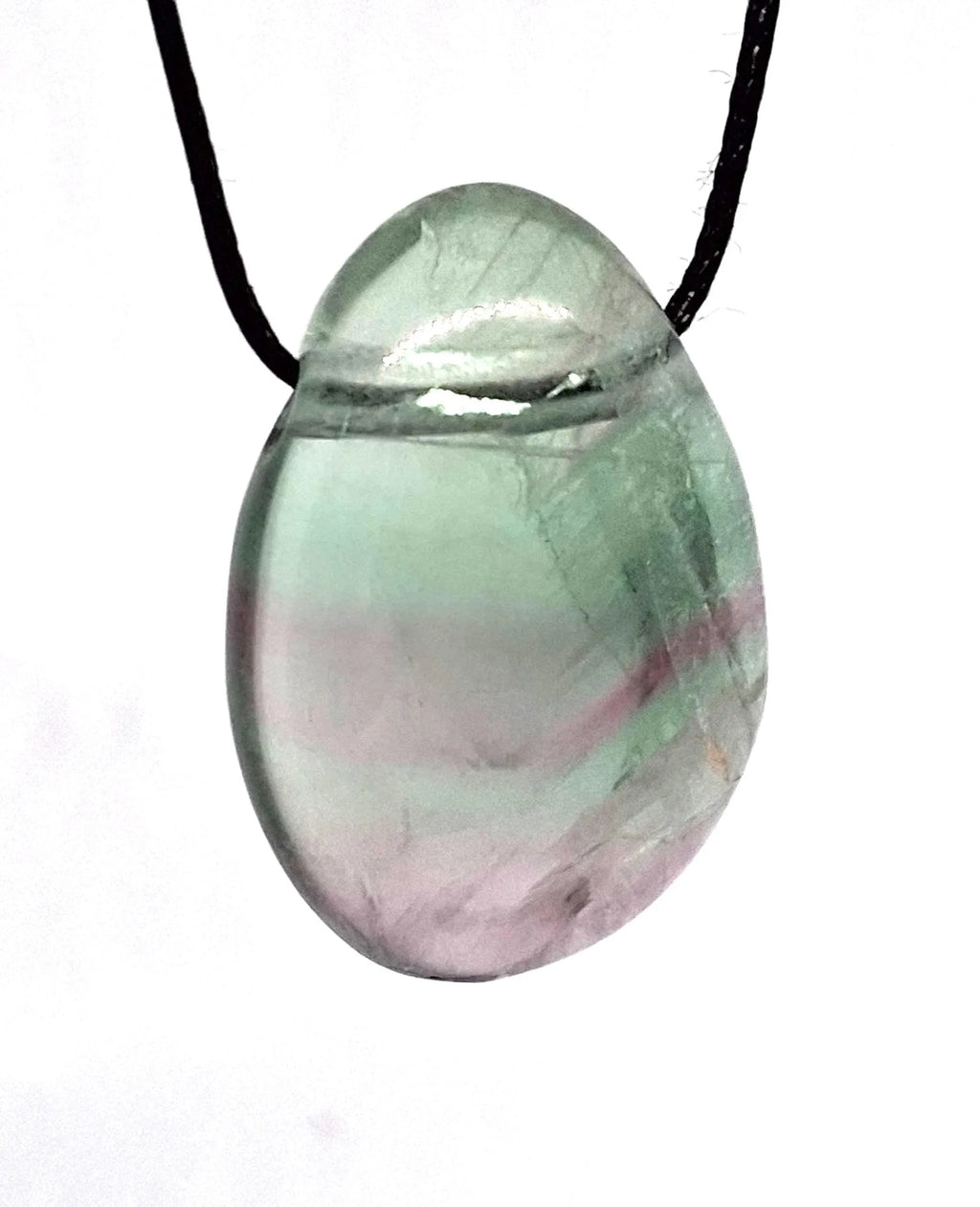 Regenbogenfluorit Edelsteinanhänger – Fluorit Naturstein Schmuck
