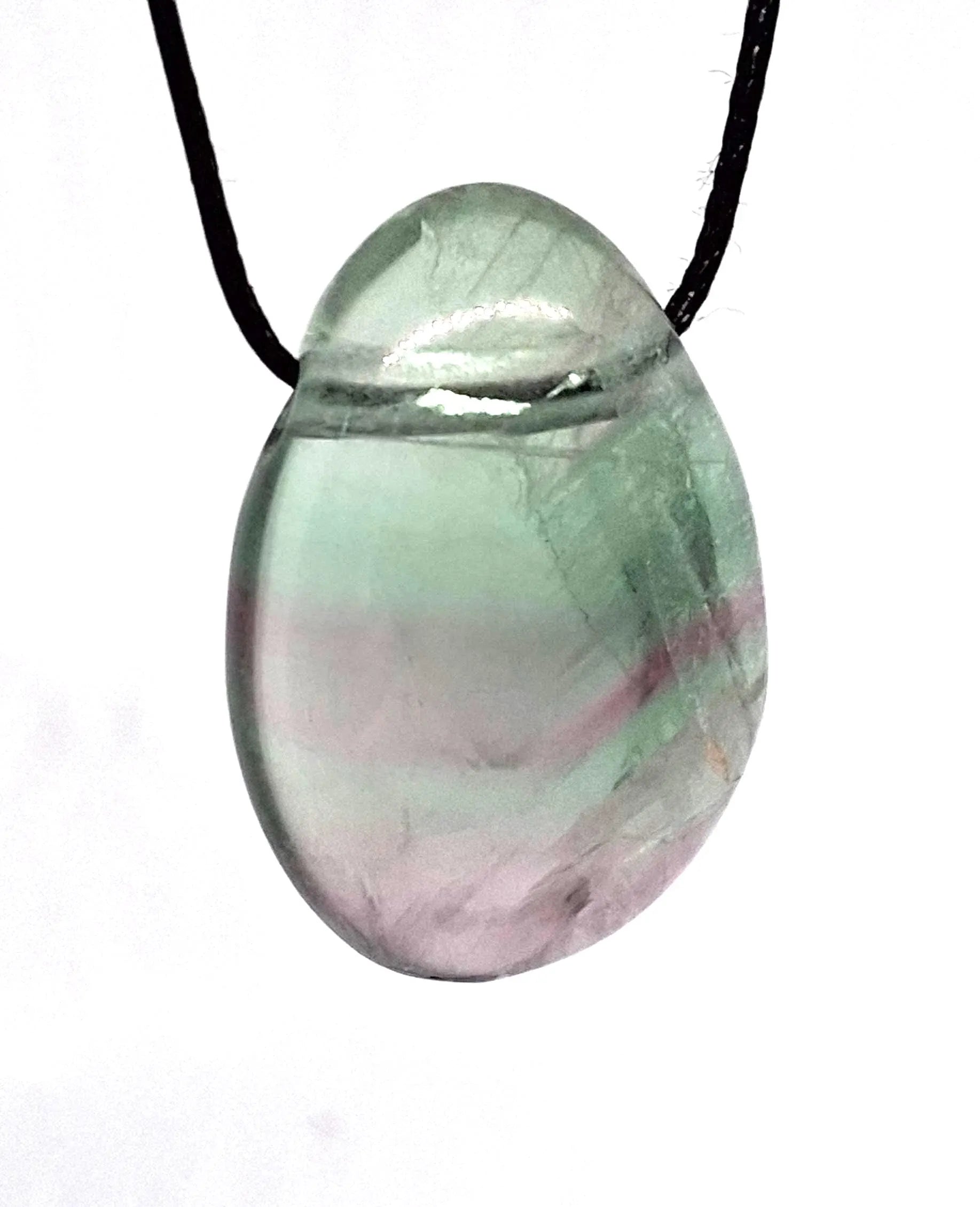 Regenbogenfluorit Edelsteinanhänger – Fluorit Naturstein Schmuck