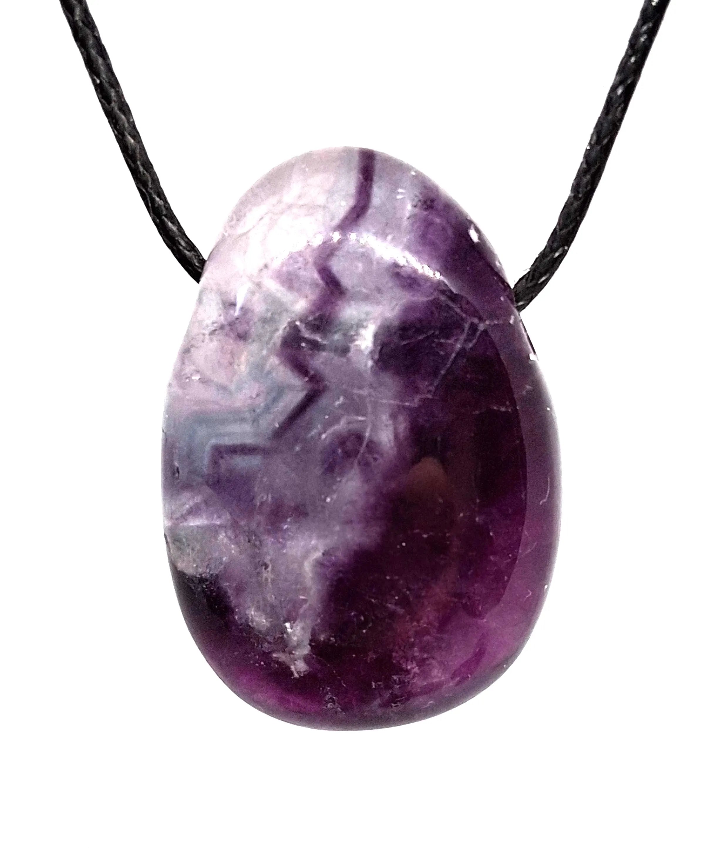 Regenbogenfluorit Edelsteinanhänger – Fluorit Naturstein Schmuck