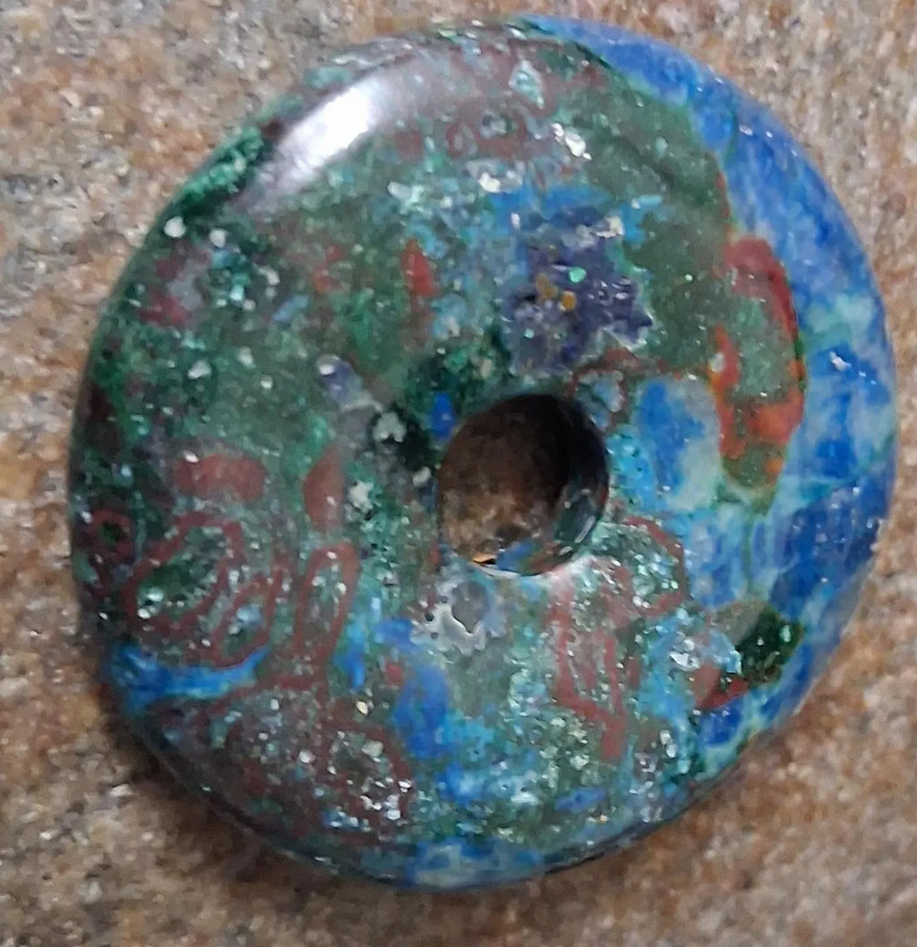 Shattuckit Donut Anhänger – A+ Qualität, Pi-Scheibe, 40 mm, Rarитät