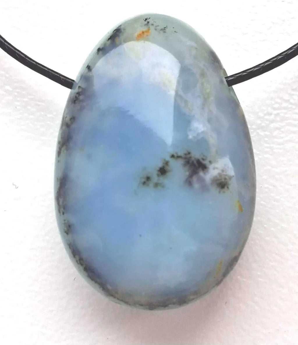 Chrysopal Anhänger – Andenopal aus Peru, Unikat Nr. 8 | inkl. 100 cm schwarzes Band