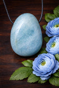 Aquamarinanhänger, Edelsteinanhänger, AQUAMARIN, blau, Beryllstein