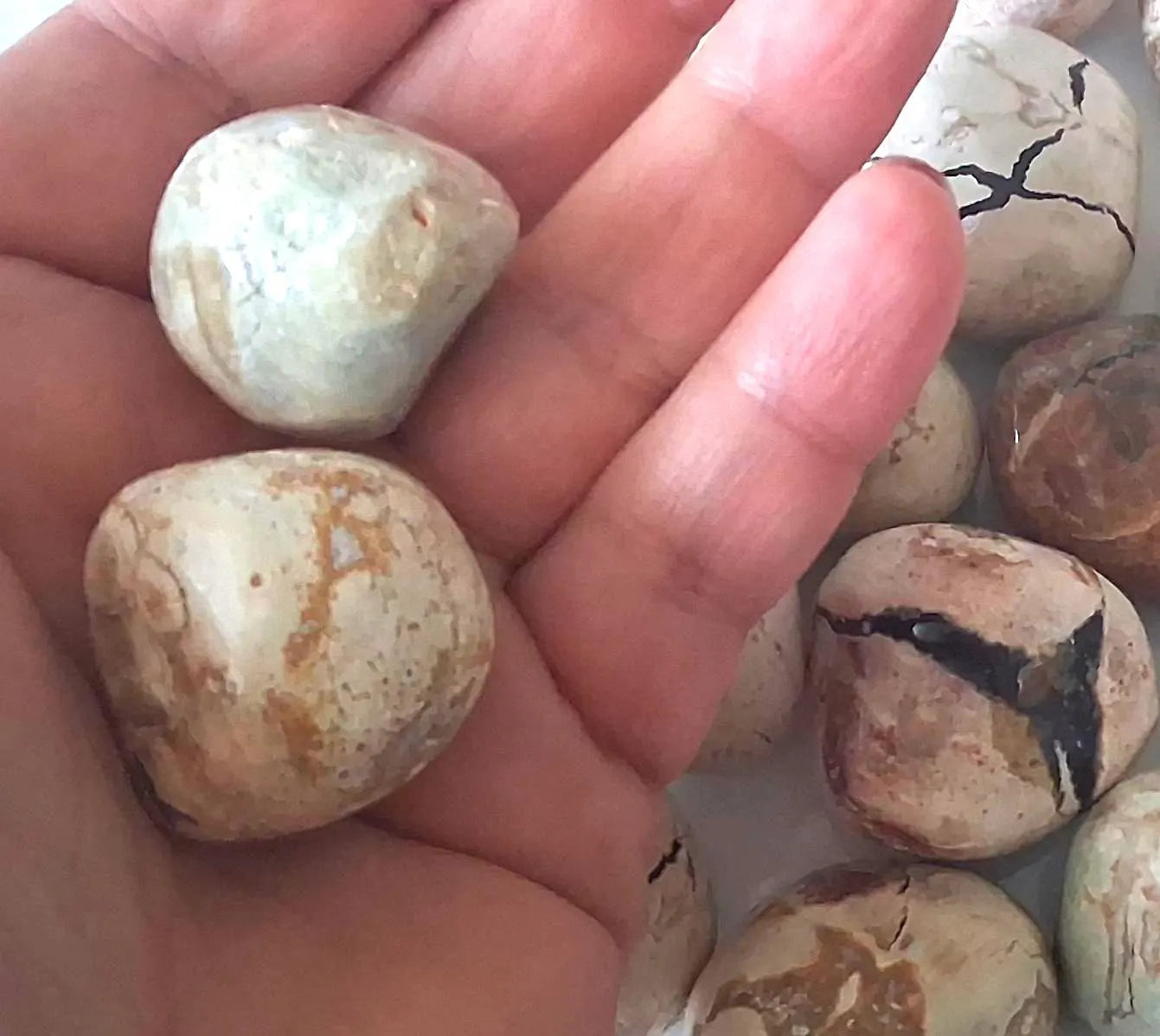 Australischer Sternachat – Thunderegg Amulettstein 38×40 mm | Donnerei, Glücksbringer