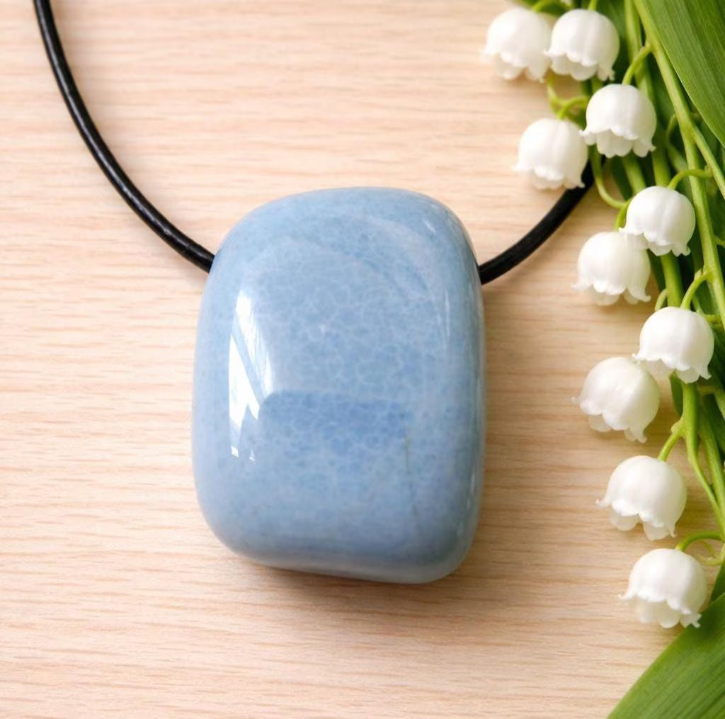 Owyhee Opal Anhänger – Seltener Blauer Opal aus Oregon, USA