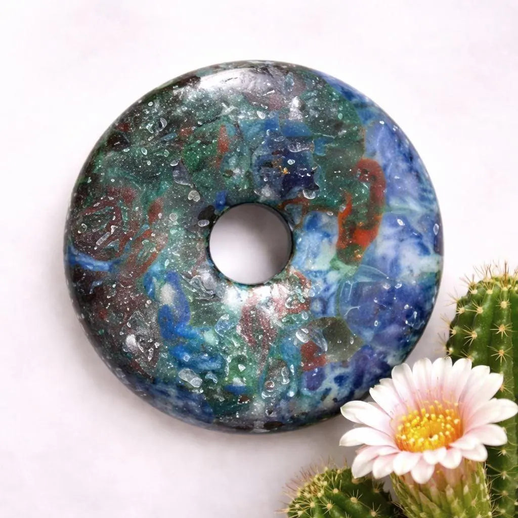 Shattuckit Donut Anhänger – A+ Qualität, Pi-Scheibe, 40 mm, Rarитät