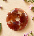 Jaspis Edelstein-Donut – Pi-Scheibe 40 mm | Unikat Nr. 2