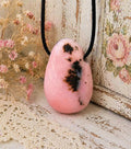 Andenopal Anhänger Rosa – Pink Opal aus Peru, Seelenstein, ca. 3 × 2 cm | Elassteine