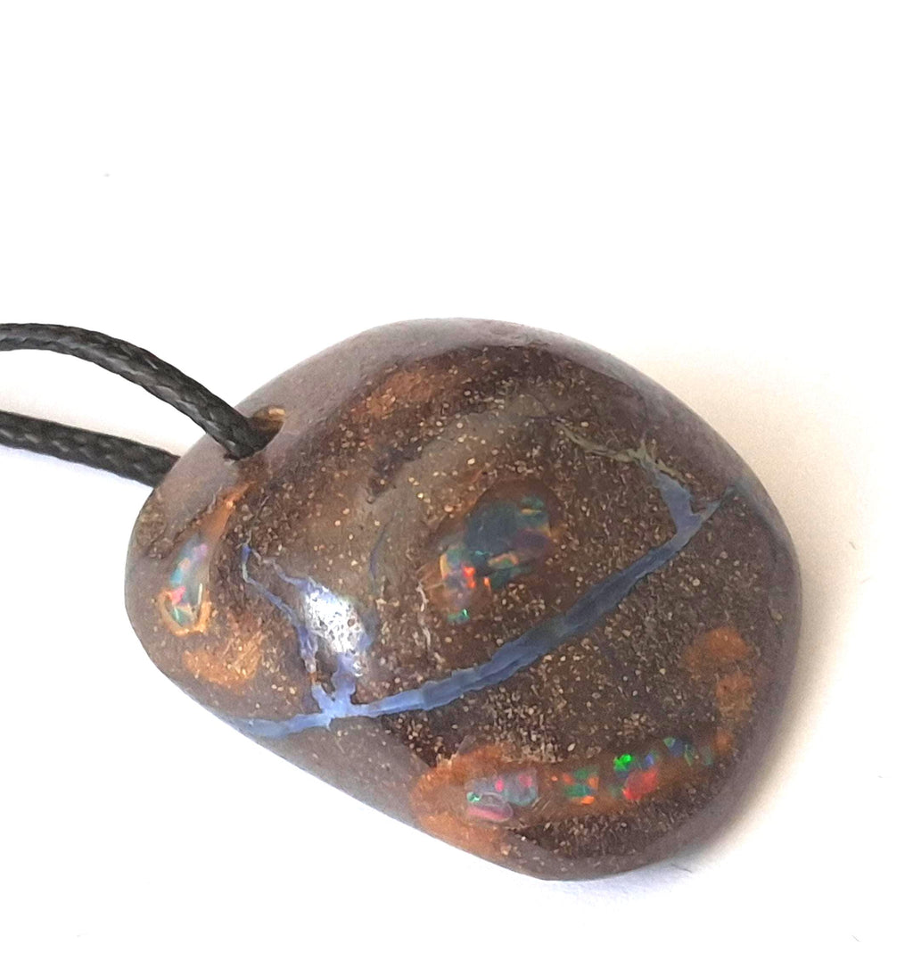 Boulder-Matrix-Opal Anhänger aus Australien – Unikat Nr. 2