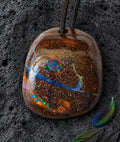 Boulder-Matrix-Opal Anhänger aus Australien – Unikat Nr. 2