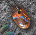 Boulder-Matrix-Opal Anhänger aus Australien – Unikat, poliert