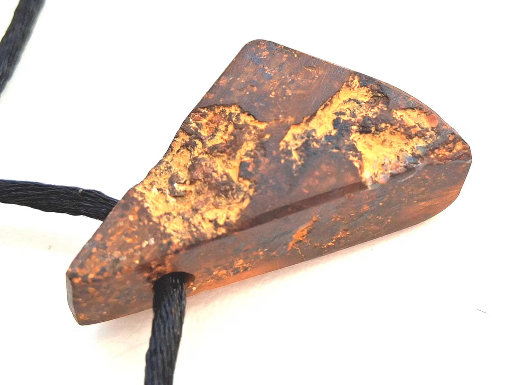 Boulder Opal Anhänger – Echter Boulderopal aus Australien, hochglanzpoliert