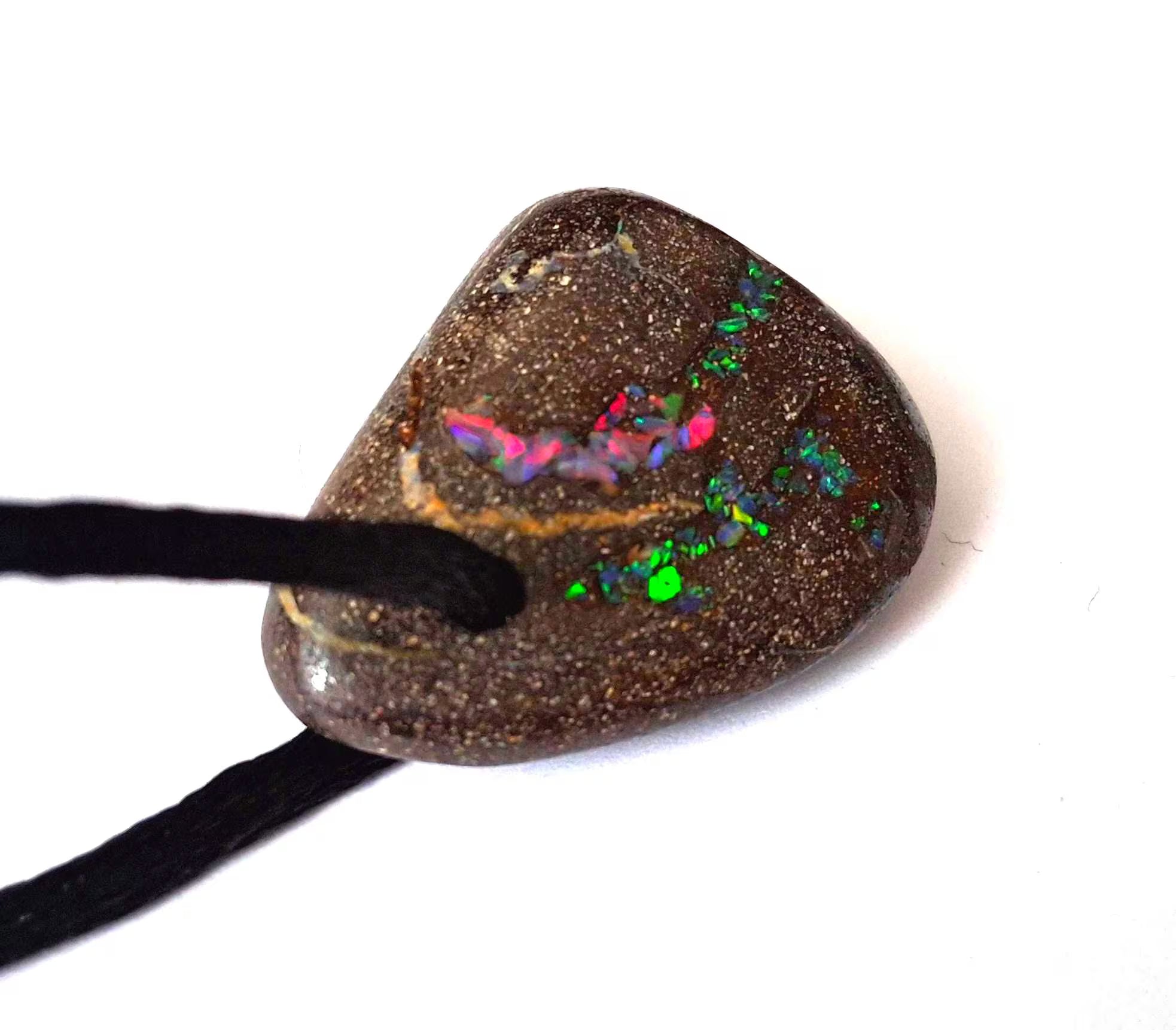 Boulder-Matrix-Opal Anhänger aus Australien – Unikat Nr. 3