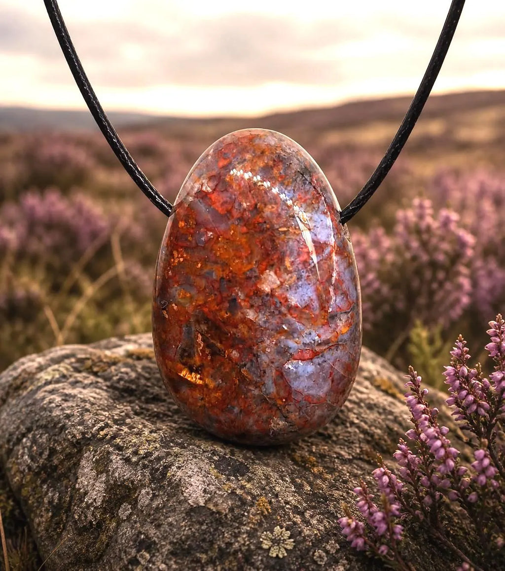 Pietersit Lochstein Anhänger – Sturmstein, 20 × 30 mm