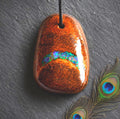 Boulder Matrix Opal Anhänger – Amulettstein Glücksbringer, Australien, Unikat