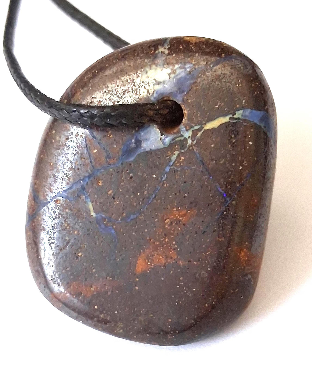Boulder-Matrix-Opal Anhänger aus Australien – Unikat Nr. 2